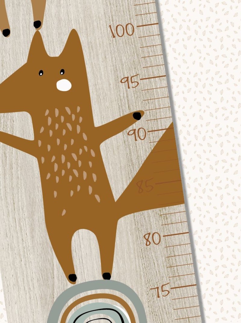 Toise en Bois Edgar le renard Marron - Kiabi