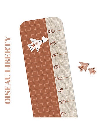 Toise en Bois Emma - Carreau Sienna