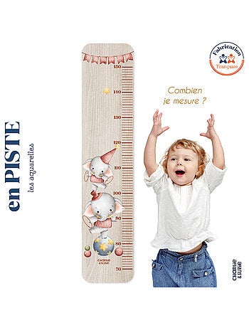 Toise en bois En Piste Éléphant