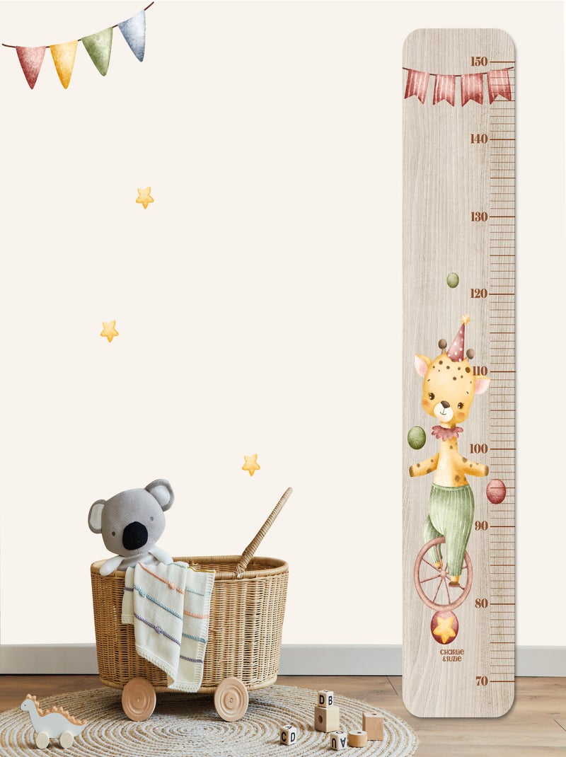 Toise en bois  En Piste Girafe Multicolore - Kiabi