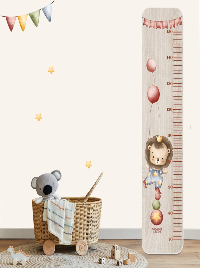 Toise en bois En Piste Lion Multicolore - Kiabi