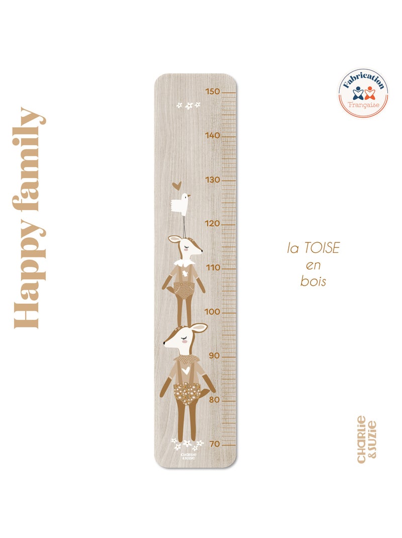 Toise en Bois Faon - Camel Et Camel Multicolore - Kiabi