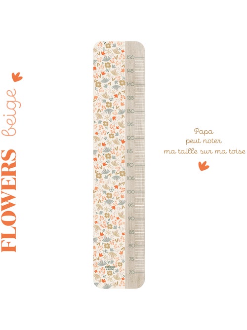 Toise en Bois Flowers - Kiabi