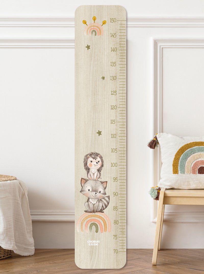 Toise en Bois Forêt Raton & Hérisson Multicolore - Kiabi