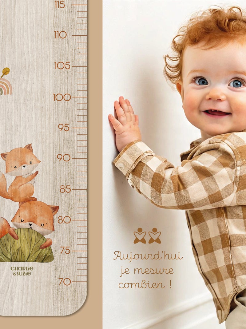 Toise en Bois Forêt Renard Multicolore - Kiabi