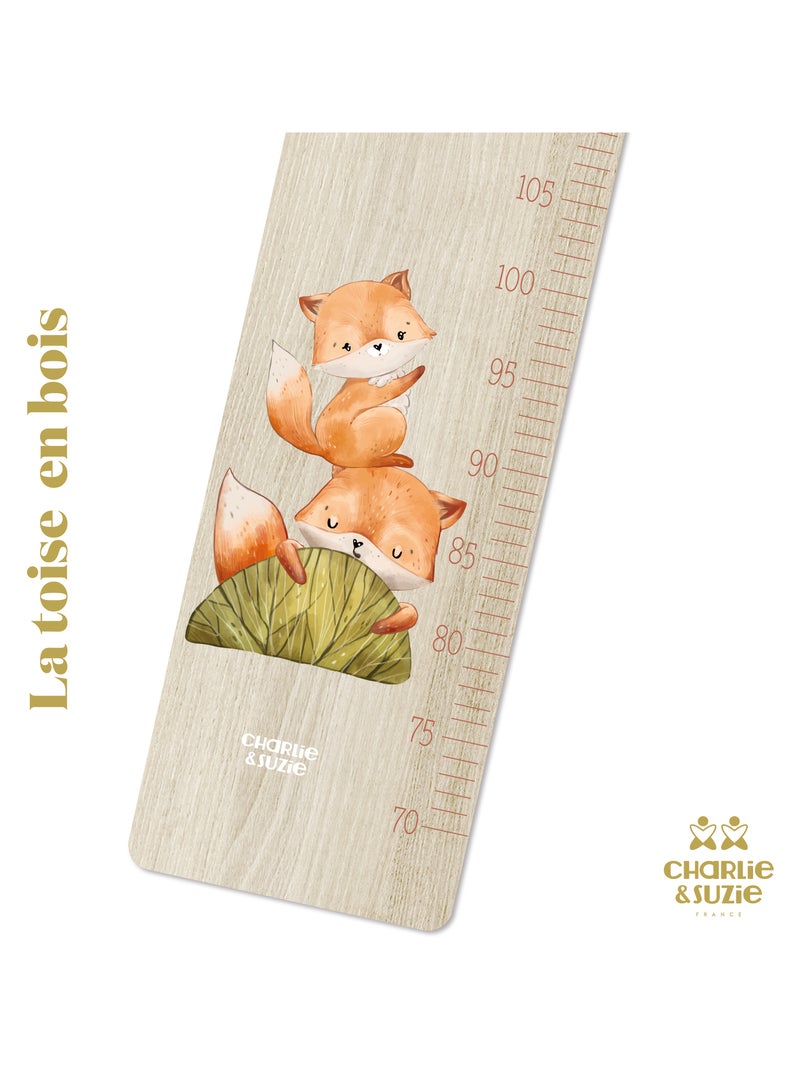 Toise en Bois Forêt Renard Multicolore - Kiabi