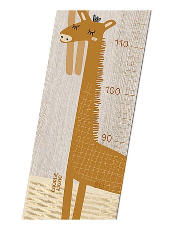 Toise en Bois girafes Isidore Caramel