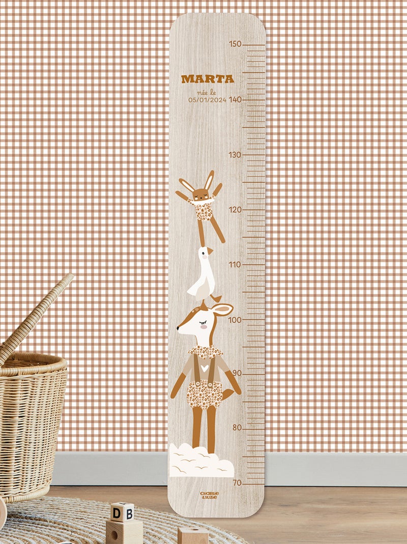 Toise en Bois Graou la biche Multicolore - Kiabi