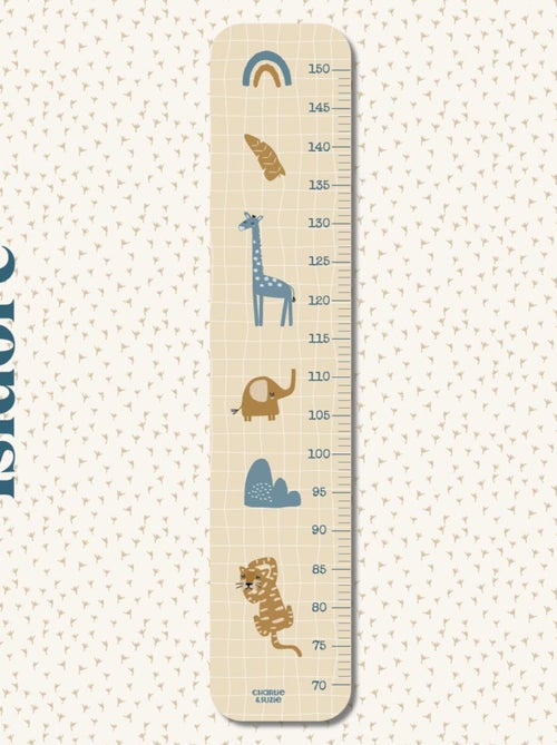 Toise en Bois Isidore Animaux Vichy - Kiabi