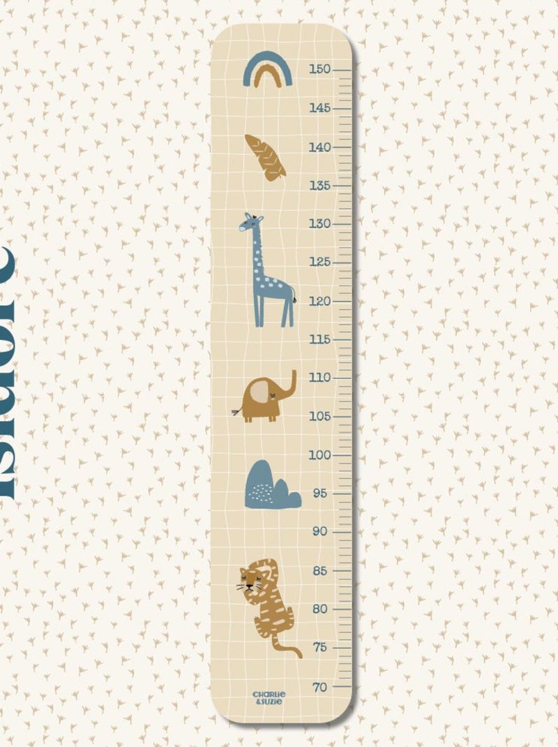 Toise en Bois Isidore Animaux Vichy Multicolore - Kiabi