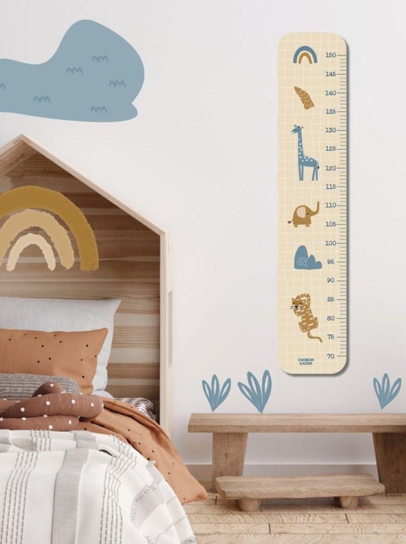 Toise en Bois Isidore Animaux Vichy Multicolore - Kiabi