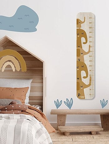 Toise en Bois Isidore éléphant caramel