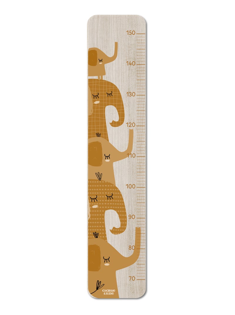 Toise en Bois Isidore éléphant caramel Multicolore - Kiabi