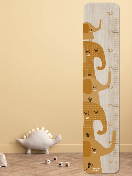 Toise en Bois Isidore éléphant caramel - Kiabi