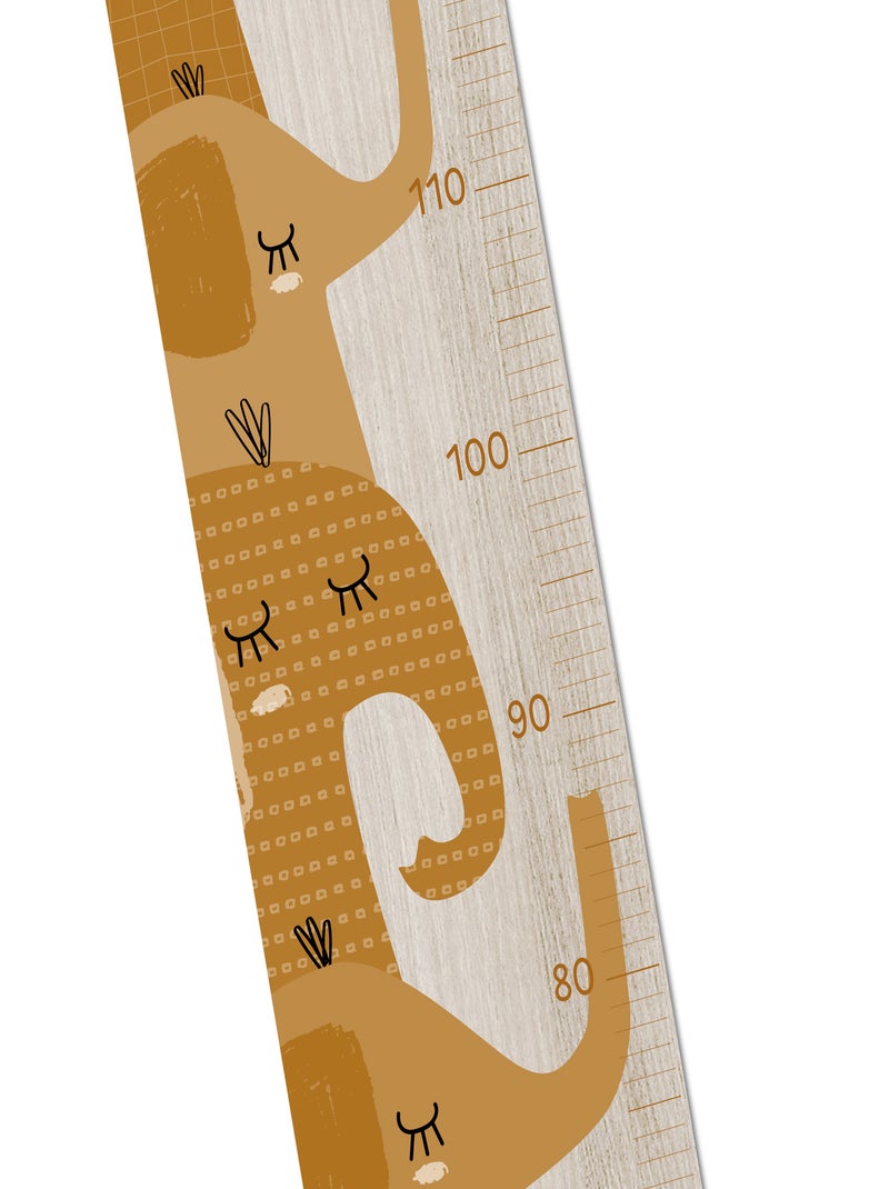 Toise en Bois Isidore éléphant caramel Multicolore - Kiabi