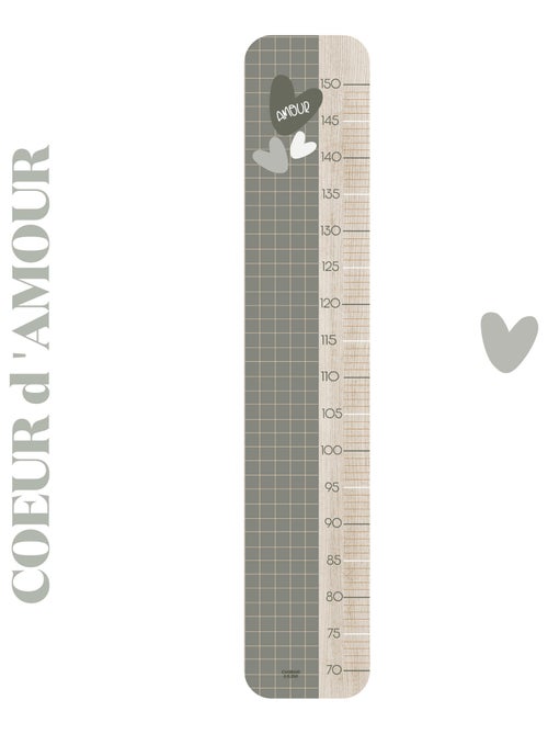 Toise en Bois Jade - Carreau Kaki - Kiabi