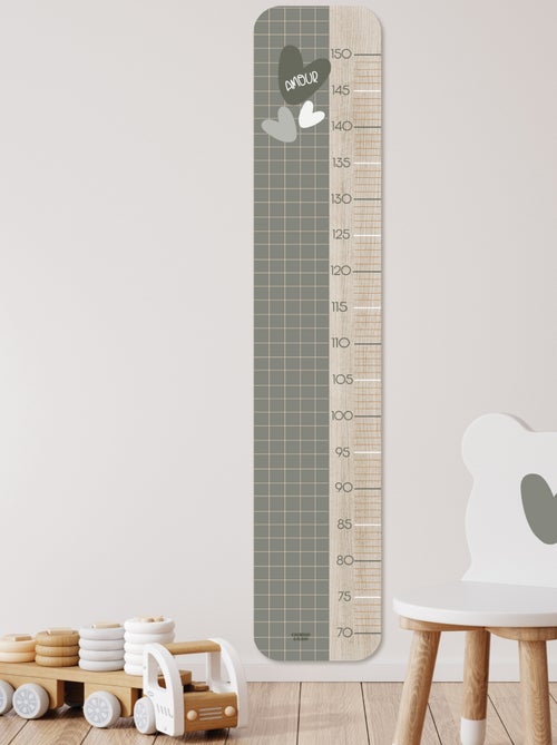 Toise en Bois Jade - Carreau Kaki - Kiabi