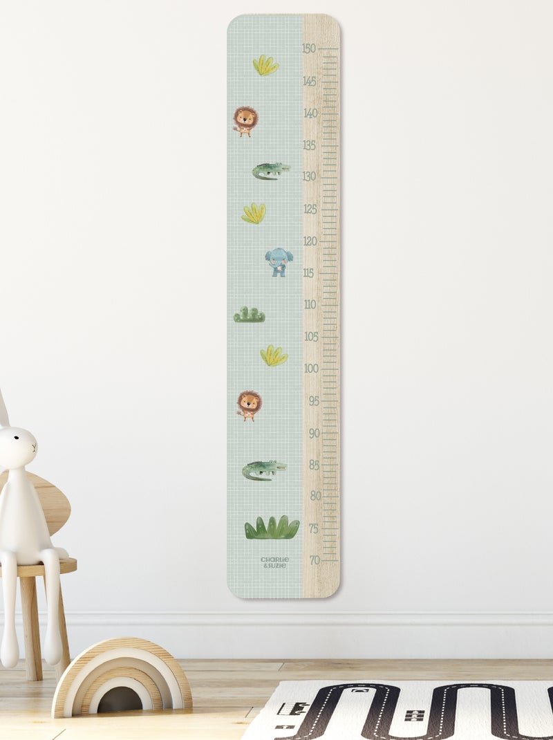 Toise en Bois Jungle Animaux Multicolore - Kiabi