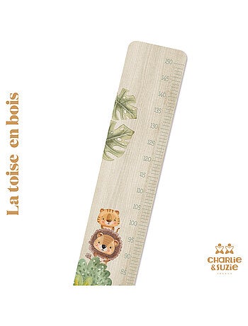 Toise en Bois Jungle Lion