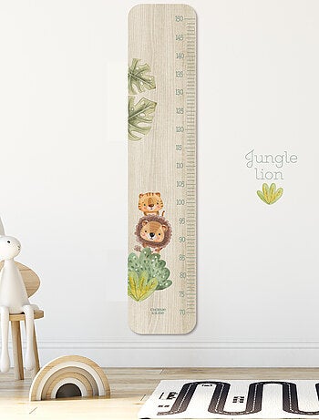 Toise en Bois Jungle Lion