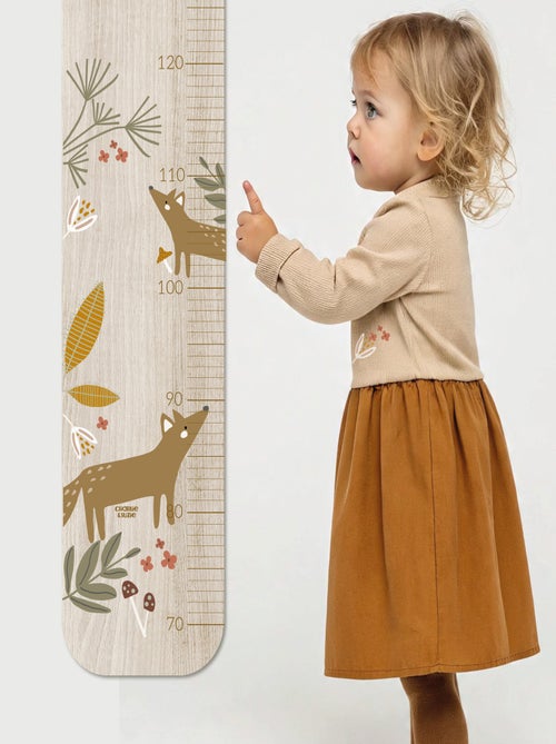 Toise en Bois Léon - 3 Renards - Kiabi Toise en Bois Léon - 3 Renards - Kiabi