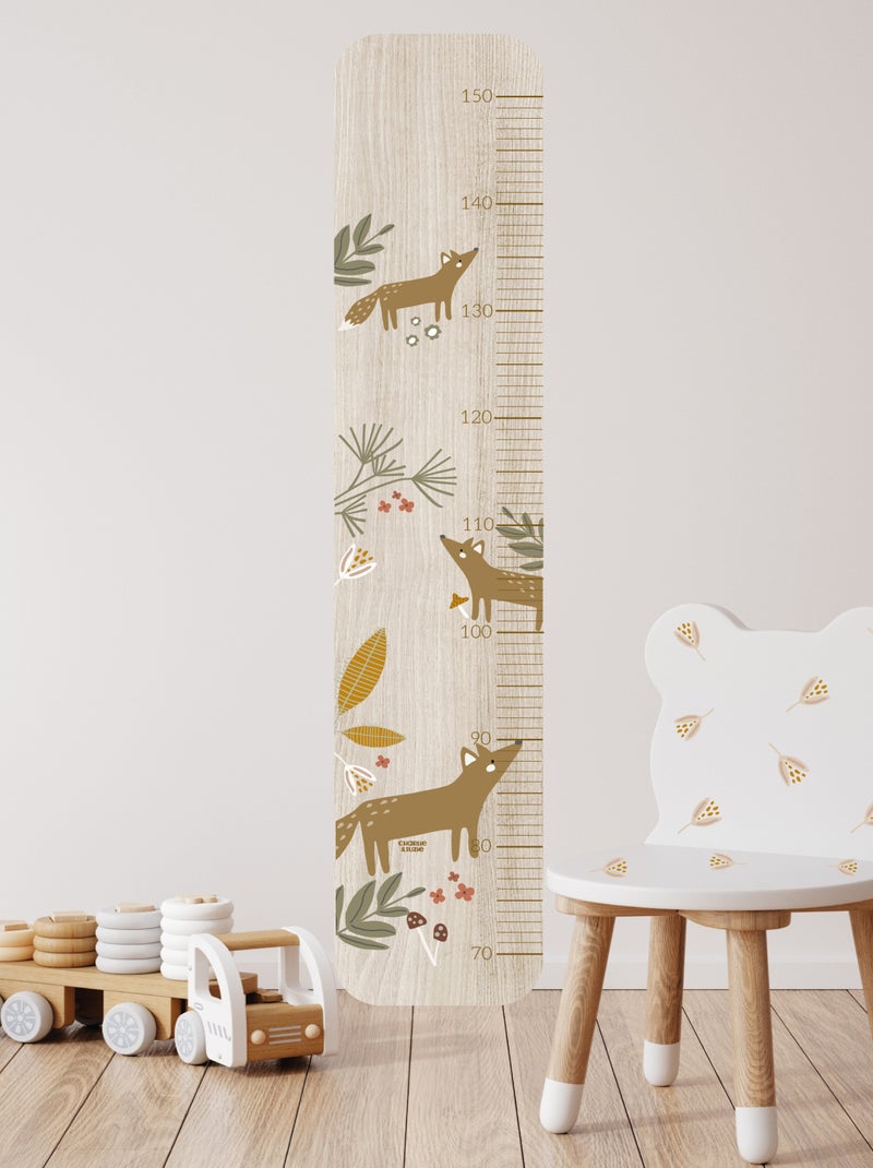 Toise en Bois Léon - 3 Renards Multicolore - Kiabi