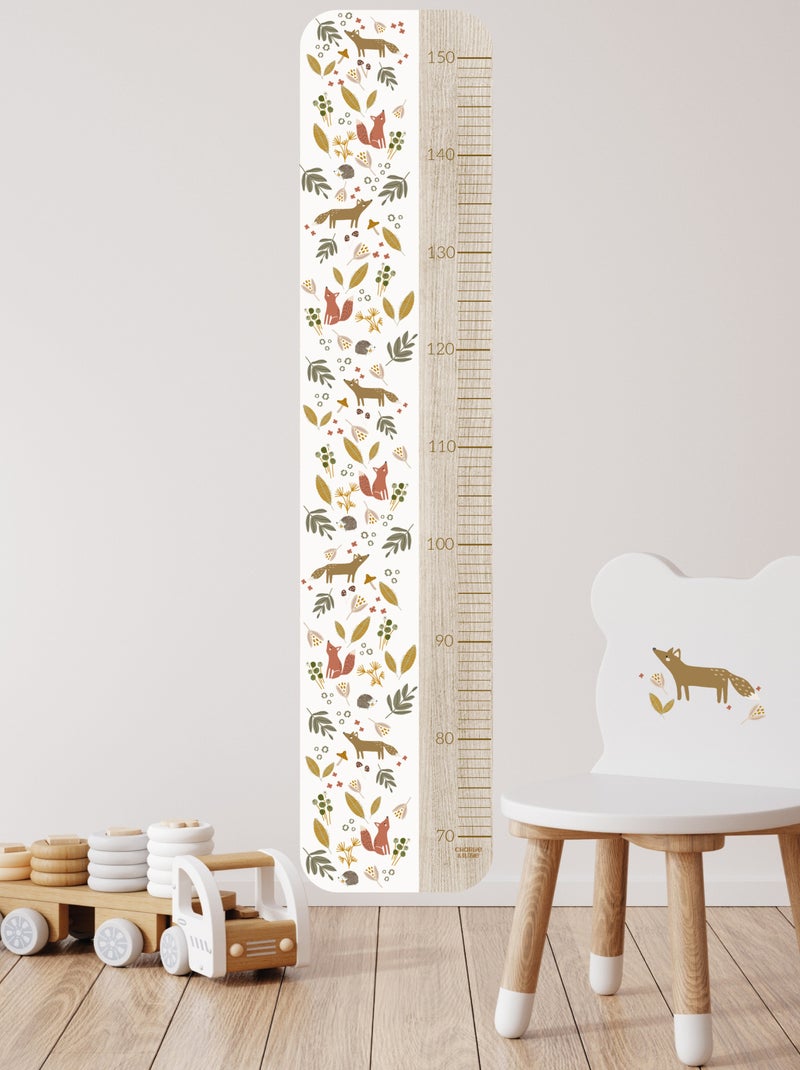Toise en Bois Léon - Motif Des Bois Multicolore - Kiabi