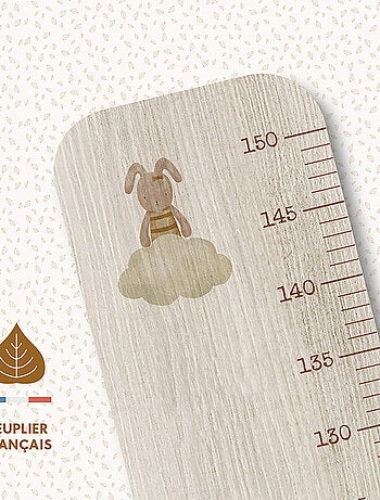 Toise en Bois Les Jouets Ours & Raton