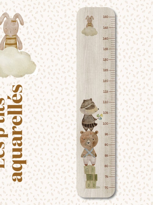 Toise en Bois Les Jouets Ours & Raton - Kiabi Toise en Bois Les Jouets Ours & Raton - Kiabi