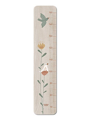 Toise en Bois Lili-Rose Grandes Fleurs