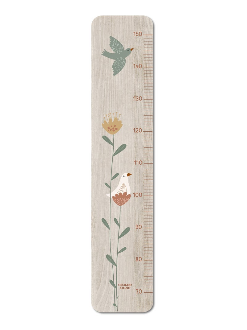 Toise en Bois Lili-Rose Grandes Fleurs Multicolore - Kiabi