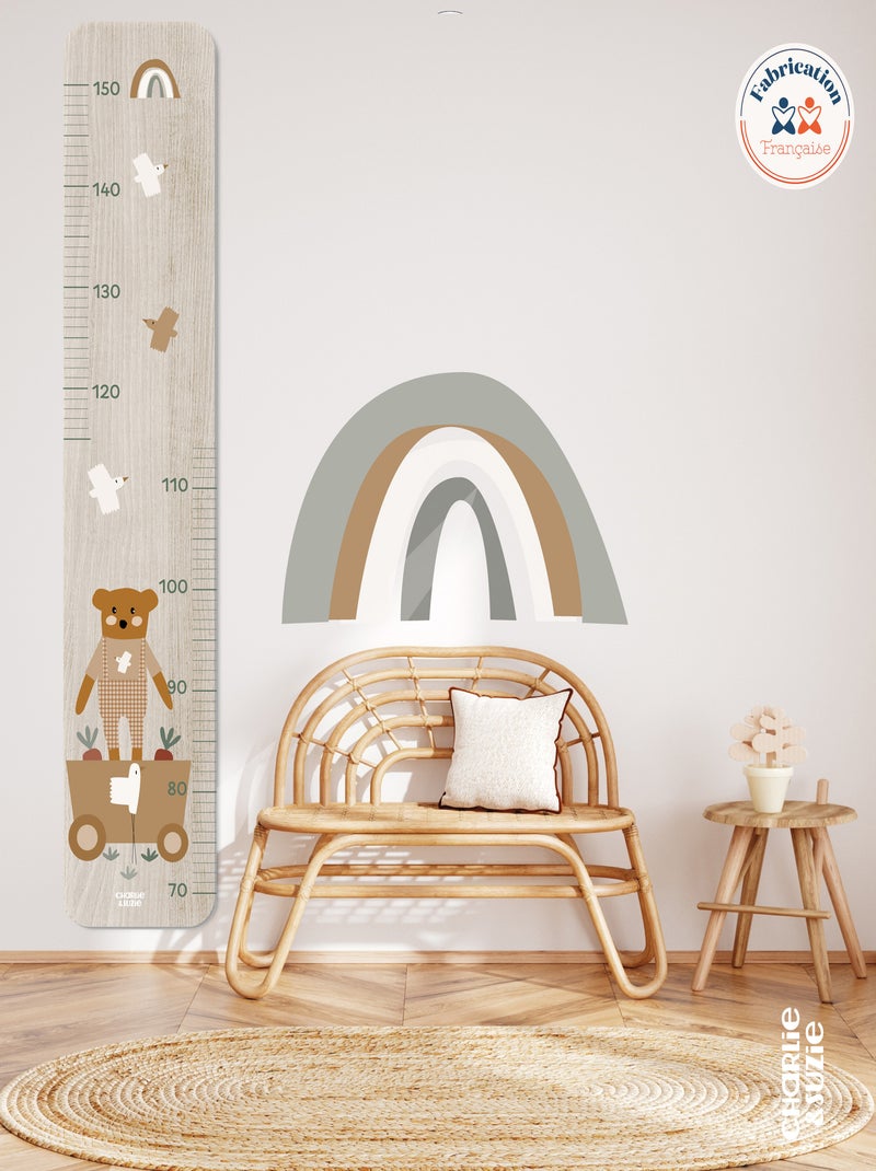 Toise en Bois Ours -Le Chariot Multicolore - Kiabi