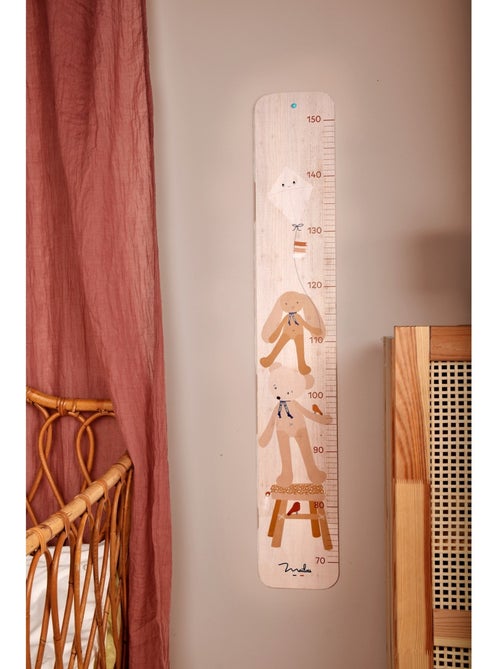 Toise en bois Ours naturel - Kiabi Toise en bois Ours naturel - Kiabi