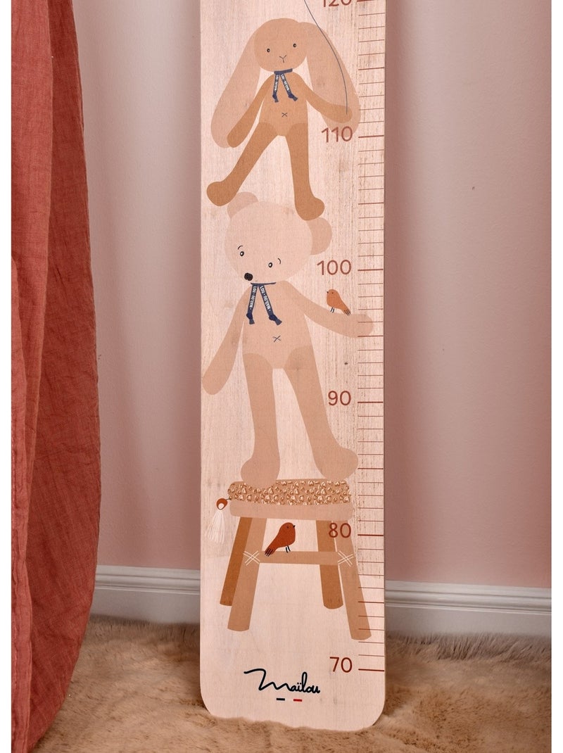 Toise en bois Ours naturel Beige - Kiabi
