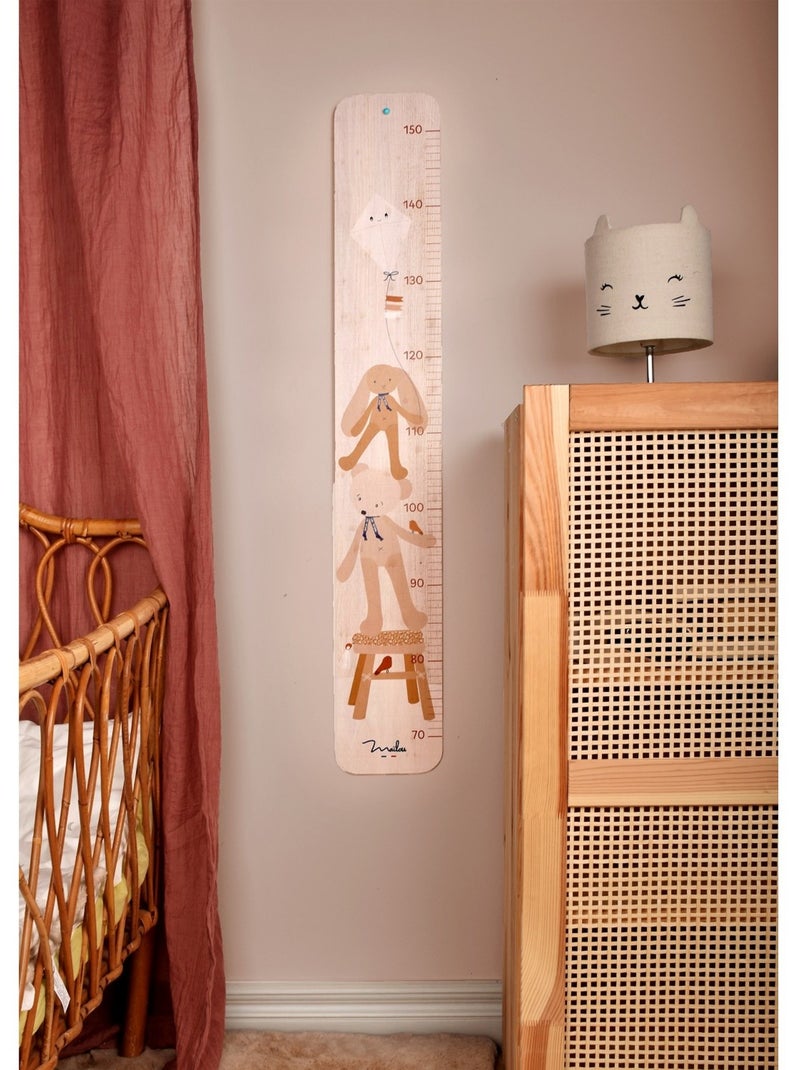 Toise en bois Ours naturel Beige - Kiabi