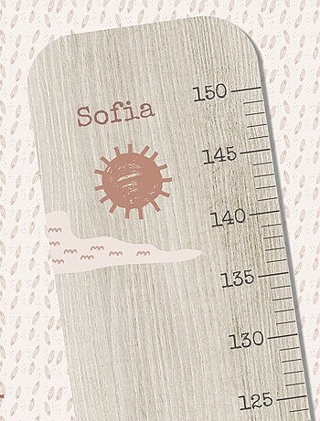 Toise en Bois Paysage Girafe Sofia