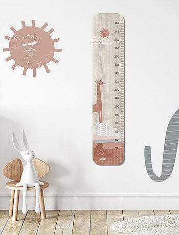 Toise en Bois Paysage Girafe Sofia