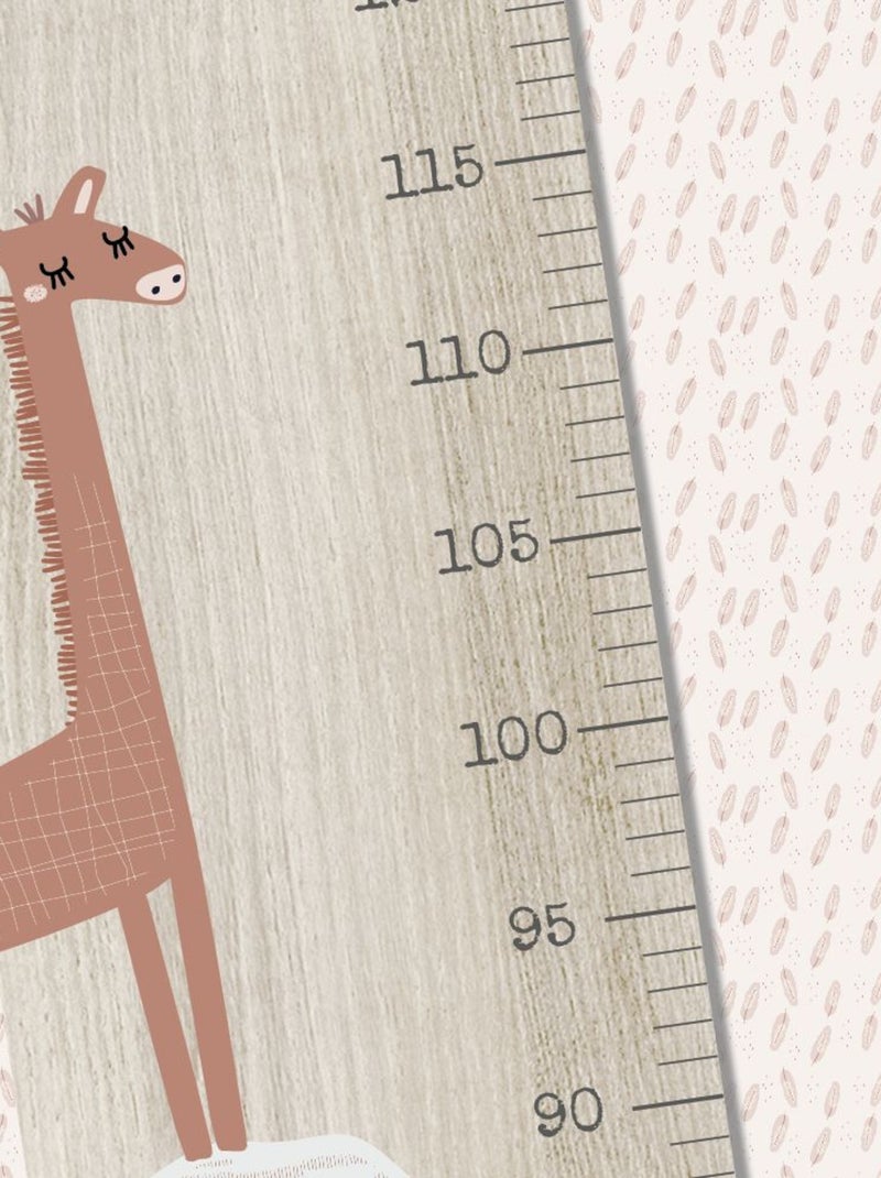 Toise en Bois Paysage Girafe Sofia Multicolore - Kiabi