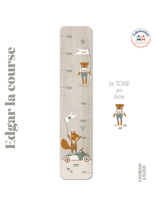 Toise en Bois Petit Bolide - Kiabi