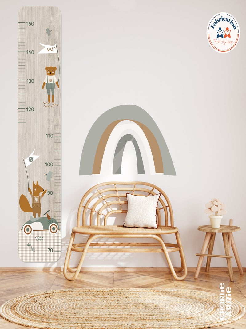 Toise en Bois Petit Bolide Multicolore - Kiabi