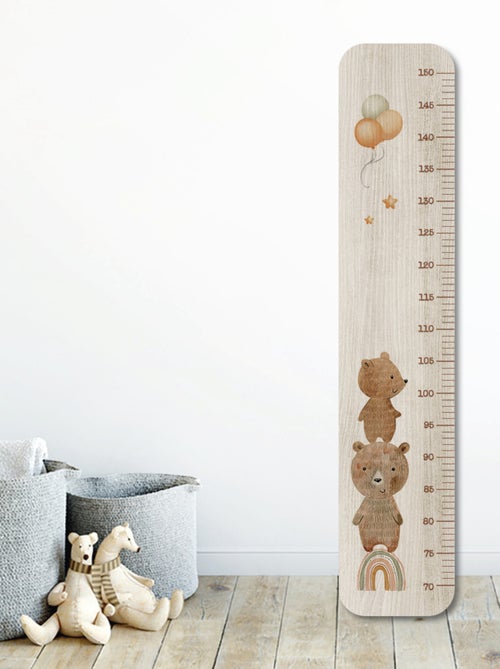 Toise en Bois Petits Ours Et Ballons - Kiabi Toise en Bois Petits Ours Et Ballons - Kiabi