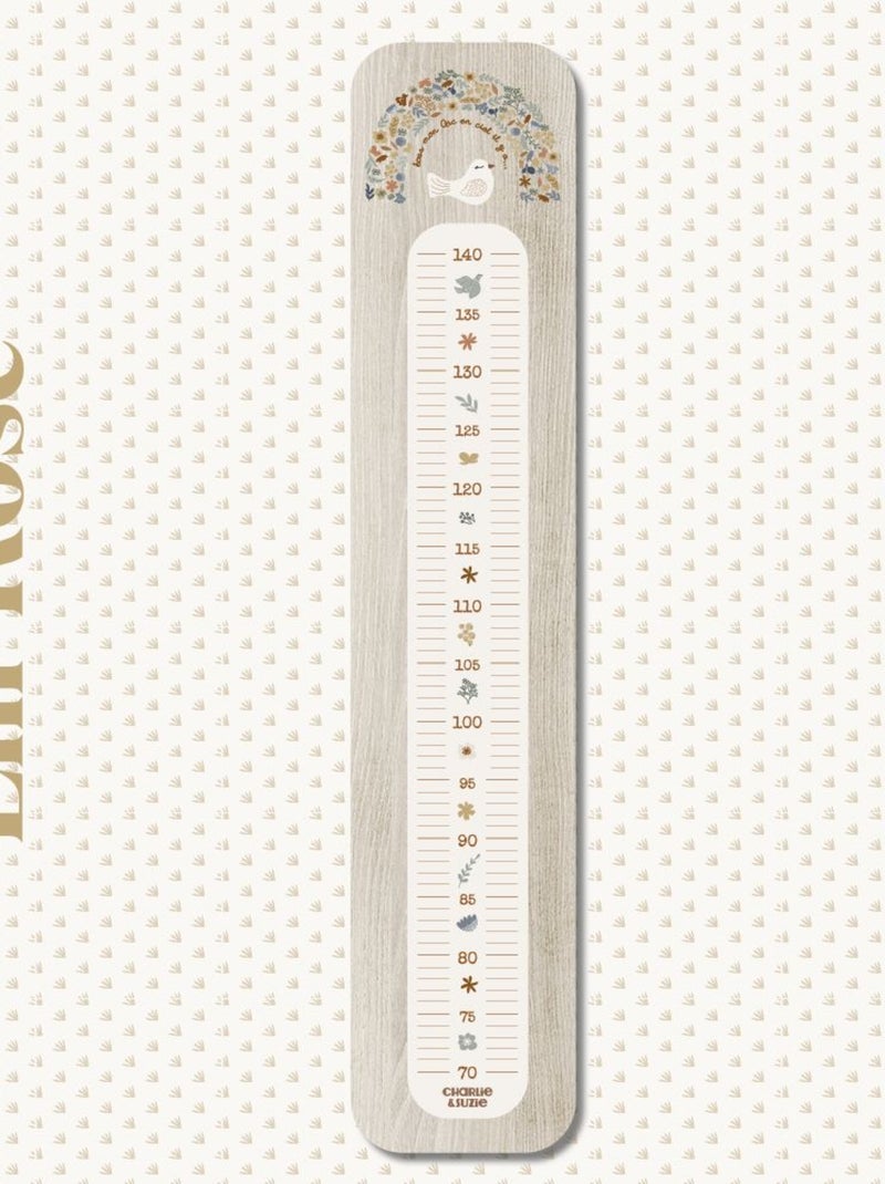 Toise en Bois Rainbow Floral Lili-Rose Multicolore - Kiabi