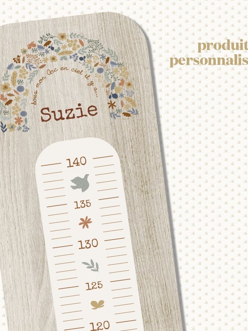 Toise en Bois Rainbow Floral Lili-Rose Multicolore - Kiabi