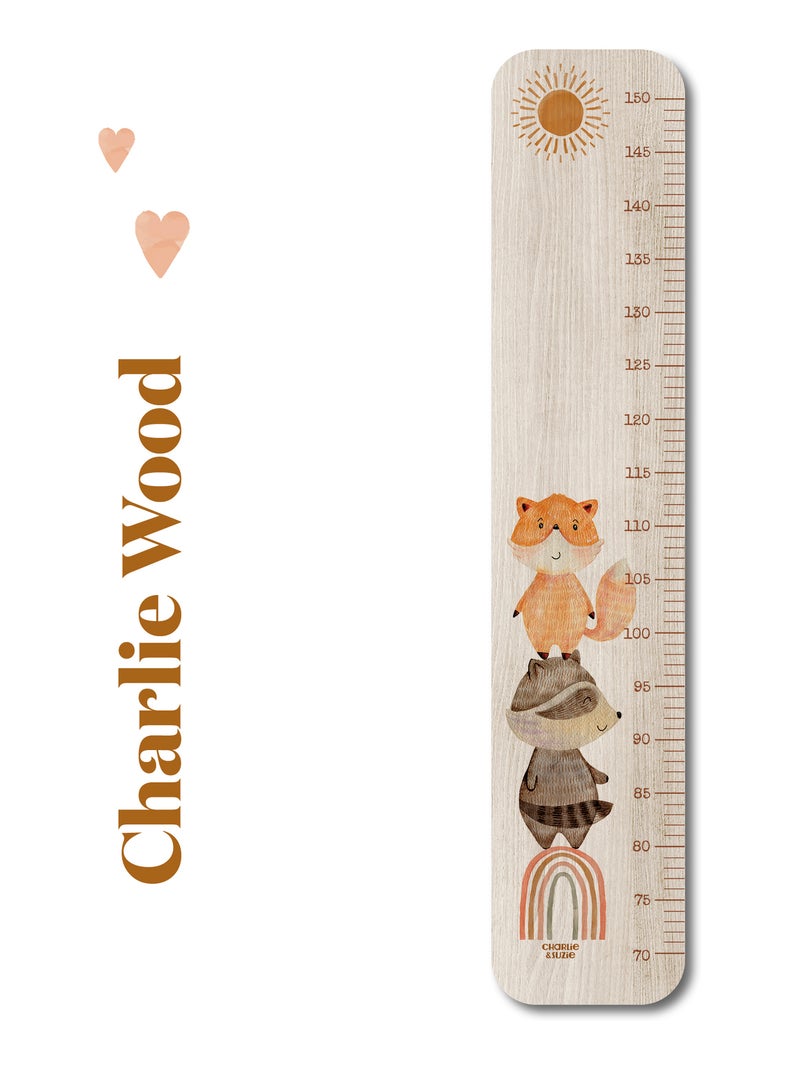 Toise en Bois Raton & Renard Multicolore - Kiabi