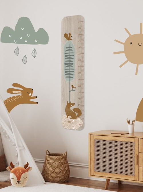 Toise en Bois Renard Assis Forêt Edgar - Kiabi