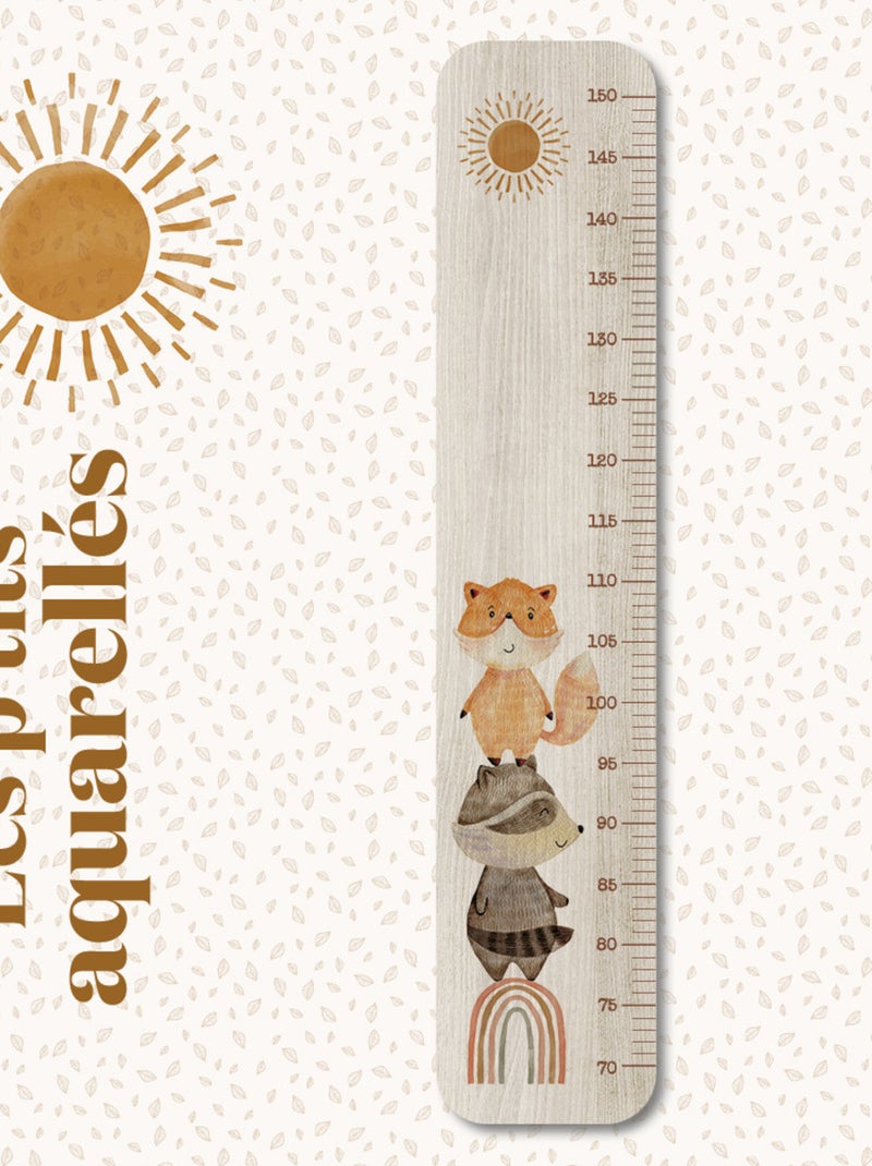 Toise en Bois Renard & Raton Rainbow Multicolore - Kiabi