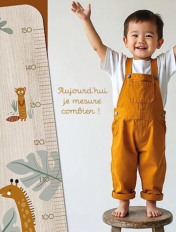 Toise en bois Savana Girafe