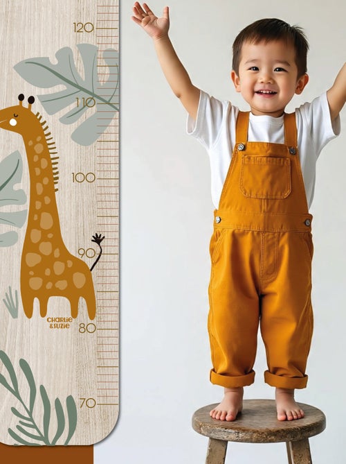 Toise en bois Savana Girafe - Kiabi