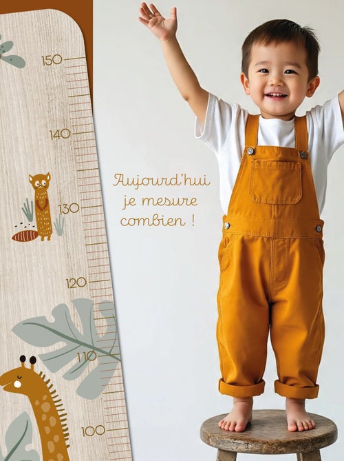 Toise en bois Savana Girafe - Kiabi