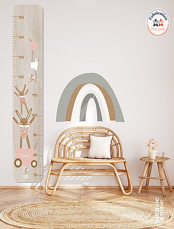 Toise en Bois Toises Lapin Doudou rose